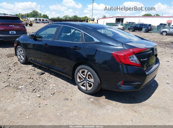 19XFC2F58GE021907 2016 HONDA CIVIC Black Rear left