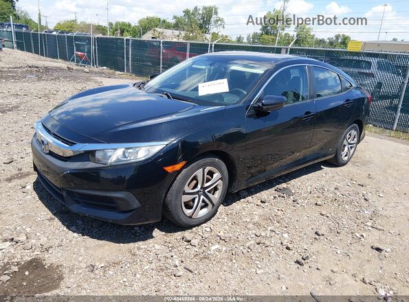 19XFC2F58GE021907 2016 HONDA CIVIC Black Front left
