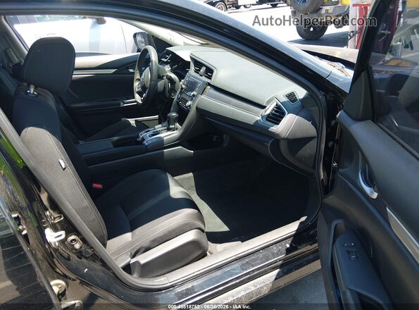 19XFC2F58GE035385 2016 HONDA CIVIC Black Widok wnętrza z przodu