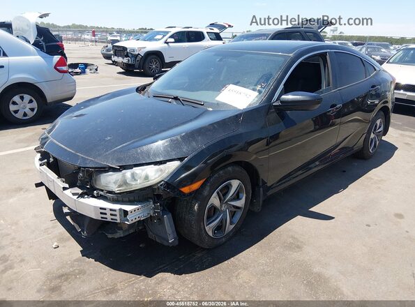 19XFC2F58GE035385 2016 HONDA CIVIC Black Przód lewy