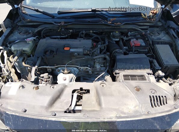 19XFC2F58GE035385 2016 HONDA CIVIC Black Widok z tyłu