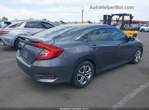 19XFC2F58GE077619 2016 HONDA CIVIC Gray Задня права чверть