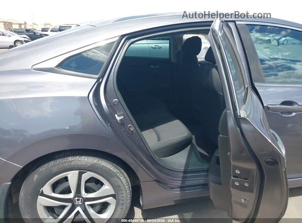 19XFC2F58GE077619 2016 HONDA CIVIC Gray Вид наклейки з VIN-кодом