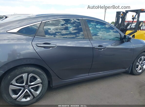 19XFC2F58GE077619 2016 HONDA CIVIC Gray Вид задньої частини салону