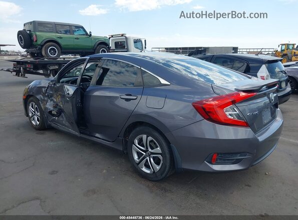19XFC2F58GE077619 2016 HONDA CIVIC Gray Задня ліва чверть