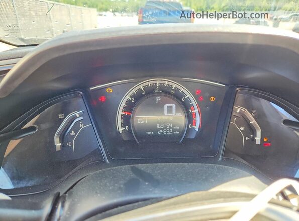 19XFC2F58GE088233 2016 HONDA CIVIC White ხელსაწყოთა პანელის ხედი