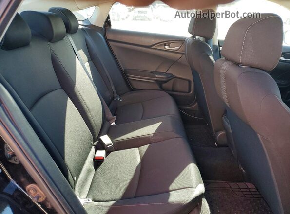 19XFC2F58GE095344 2016 HONDA CIVIC Black Вид задніх сидінь