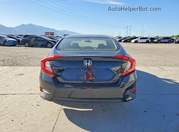 19XFC2F58GE095344 2016 HONDA CIVIC Black Вид ззаду