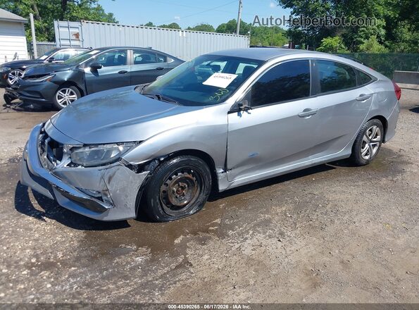 19XFC2F58GE206538 2016 HONDA CIVIC Silver Przód lewy
