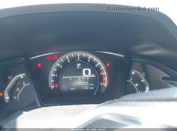 19XFC2F58GE206538 2016 HONDA CIVIC Silver Widok tylnych siedzeń