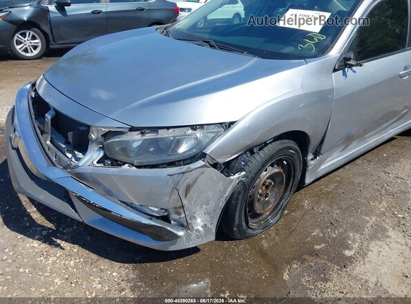 19XFC2F58GE206538 2016 HONDA CIVIC Silver Widok z przodu