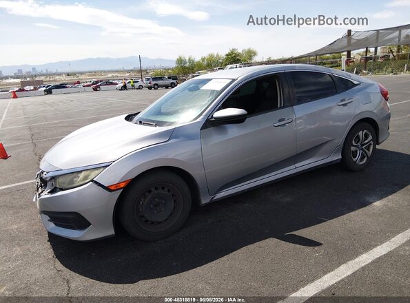 19XFC2F58GE214459 2016 HONDA CIVIC Silver Przód lewy