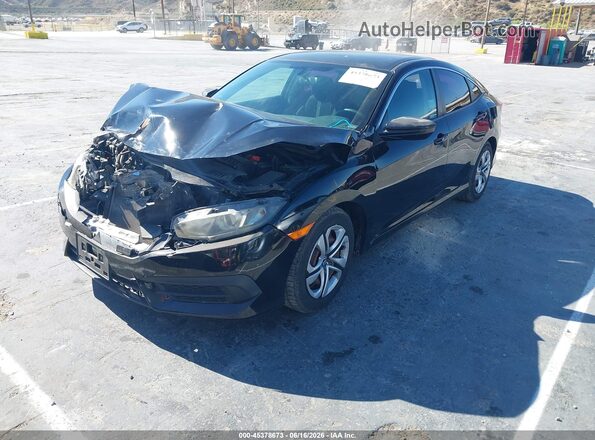 19XFC2F58GE217099 2016 HONDA CIVIC Black Передня ліва чверть