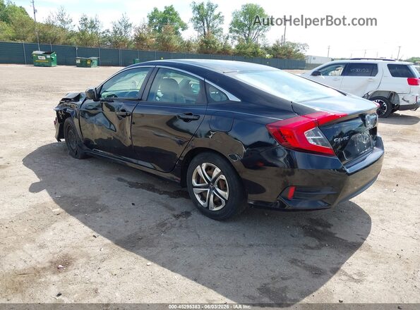 19XFC2F58HE070378 2017 HONDA CIVIC Black Задня ліва чверть