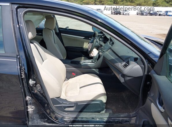 19XFC2F58HE070378 2017 HONDA CIVIC Black Вид салону спереду