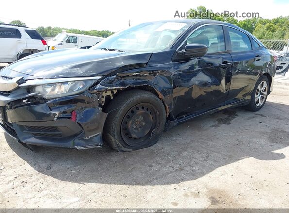 19XFC2F58HE070378 2017 HONDA CIVIC Black Вид спереду