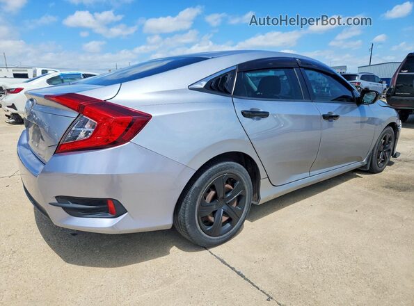 19XFC2F59GE021396 2016 HONDA CIVIC Silver უკანა მარჯვენა