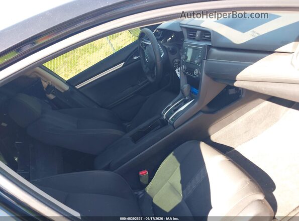 19XFC2F59GE074292 2016 HONDA CIVIC Black Front interior view