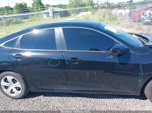 19XFC2F59GE074292 2016 HONDA CIVIC Black Rear interior view