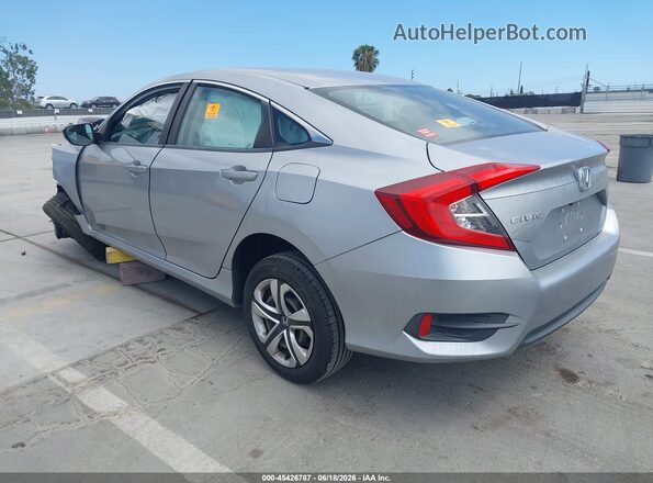 19XFC2F59HE223849 2017 HONDA CIVIC Silver Trasero izquierdo