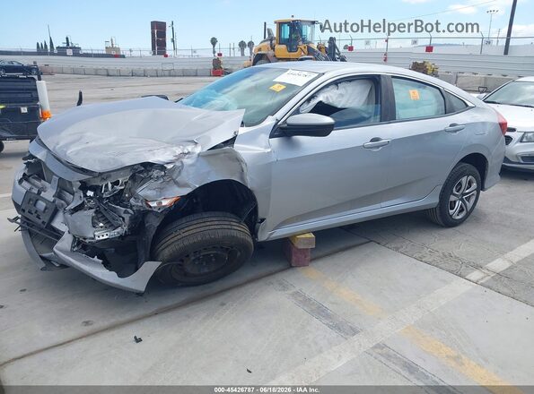 19XFC2F59HE223849 2017 HONDA CIVIC Silver Vista tres cuartos delantera izquierda