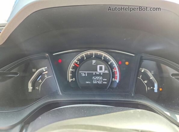 19XFC2F5XGE026056 2016 HONDA CIVIC Silver Widok zestawu wskaźników
