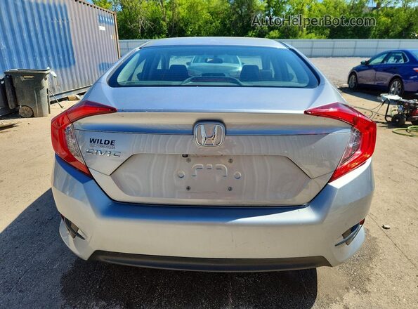 19XFC2F5XGE026056 2016 HONDA CIVIC Silver Widok z tyłu