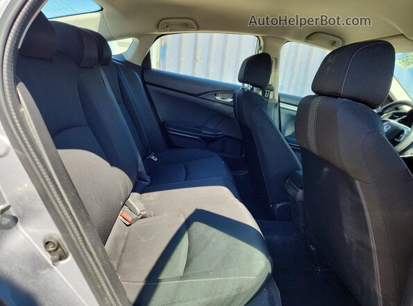 19XFC2F5XGE026056 2016 HONDA CIVIC Silver Widok tylnych siedzeń