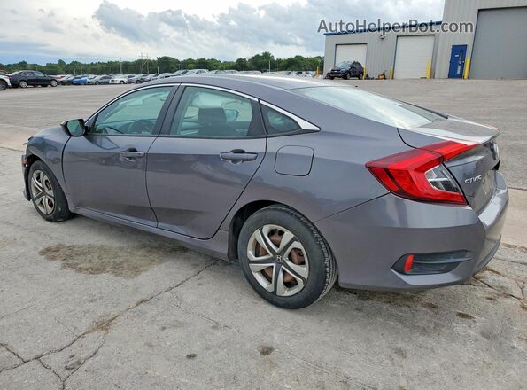 19XFC2F5XGE043455 2016 HONDA CIVIC Gray Задня ліва чверть