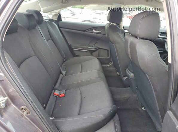19XFC2F5XGE043455 2016 HONDA CIVIC Gray Вид задніх сидінь