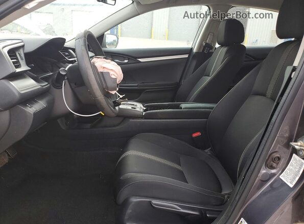 19XFC2F5XGE043455 2016 HONDA CIVIC Gray Вид салону спереду