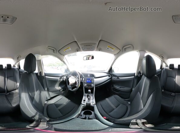 19XFC2F5XGE043455 2016 HONDA CIVIC Gray Вид наклейки з VIN-кодом