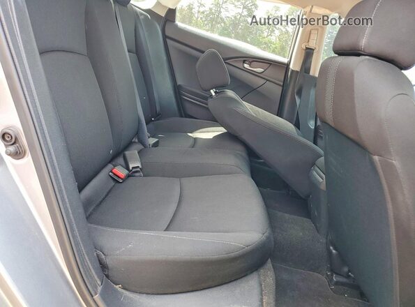 19XFC2F5XGE050678 2016 HONDA CIVIC Black უკანა სავარძლების ხედი