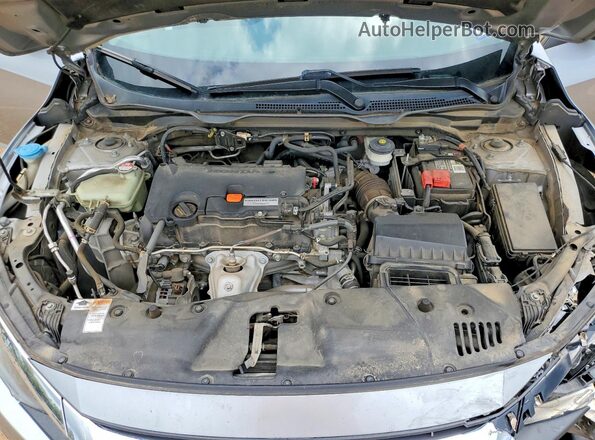 19XFC2F5XGE050678 2016 HONDA CIVIC Black უკანა სალონის ხედი