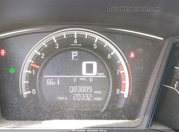19XFC2F5XGE059042 2016 HONDA CIVIC Gray 
