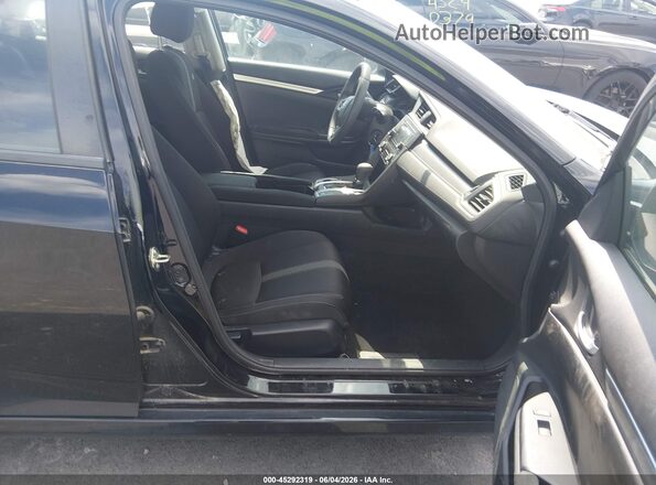 19XFC2F5XGE065553 2016 HONDA CIVIC Black Widok wnętrza z przodu