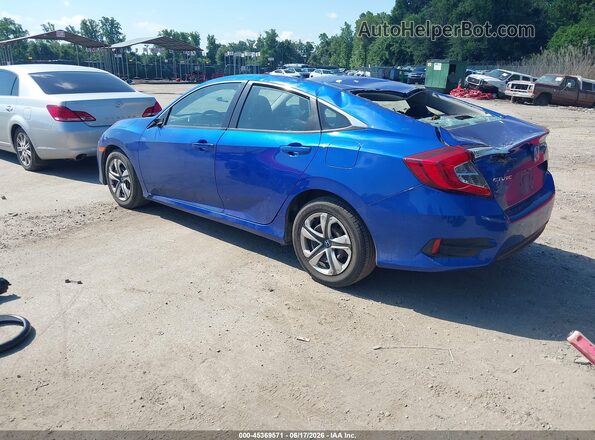 19XFC2F5XGE081400 2016 HONDA CIVIC Blue Հետևի ձախ