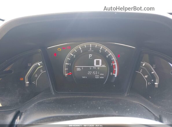 19XFC2F5XGE081400 2016 HONDA CIVIC Blue Հետևի նստատեղերի տեսք