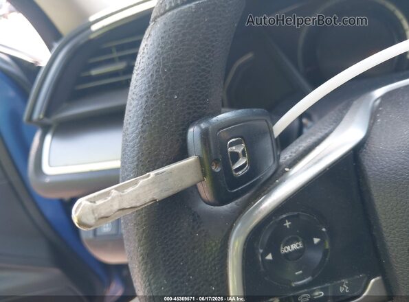 19XFC2F5XGE081400 2016 HONDA CIVIC Blue Առջևի վահանակի տեսք