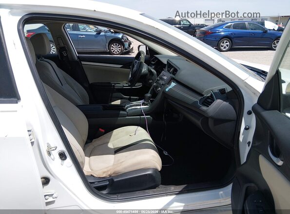 19XFC2F5XGE094339 2016 HONDA CIVIC White Вид салону спереду