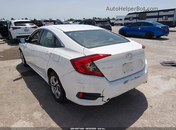 19XFC2F5XGE094339 2016 HONDA CIVIC White Задня ліва чверть