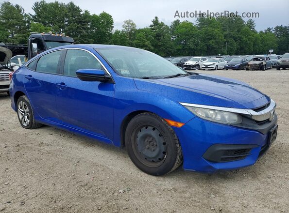 19XFC2F5XGE236639 2016 HONDA CIVIC Синий Передняя правая четверть