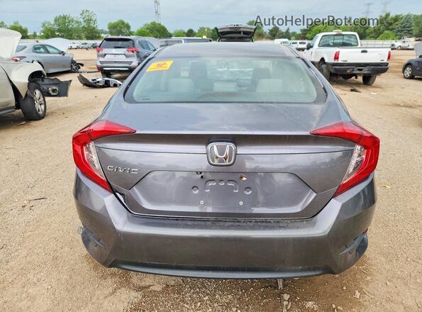 19XFC2F5XHE028519 2017 HONDA CIVIC Gray უკანა ხედი
