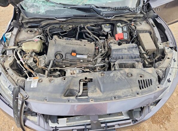 19XFC2F5XHE028519 2017 HONDA CIVIC Gray უკანა სალონის ხედი