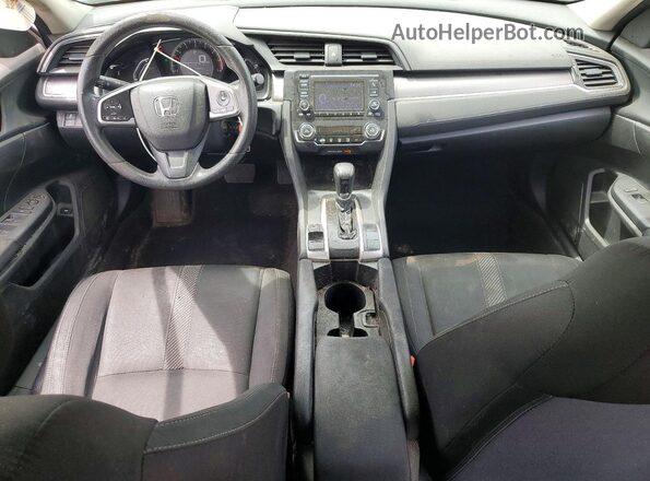 19XFC2F5XHE050763 2017 HONDA CIVIC Silver Առջևի վահանակի տեսք