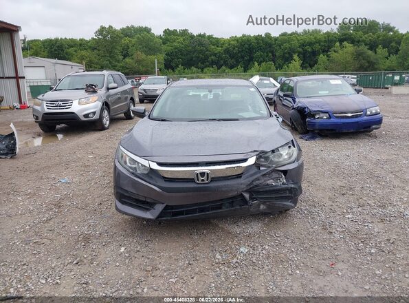 19XFC2F5XHE081107 2017 HONDA CIVIC Gray უკანა სალონის ხედი