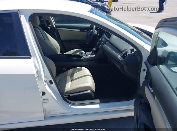 19XFC2F5XHE206395 2017 HONDA CIVIC White Вид салону спереду