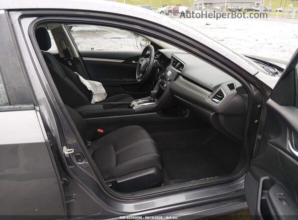 19XFC2F5XHE219390 2017 HONDA CIVIC Gray Front interior view