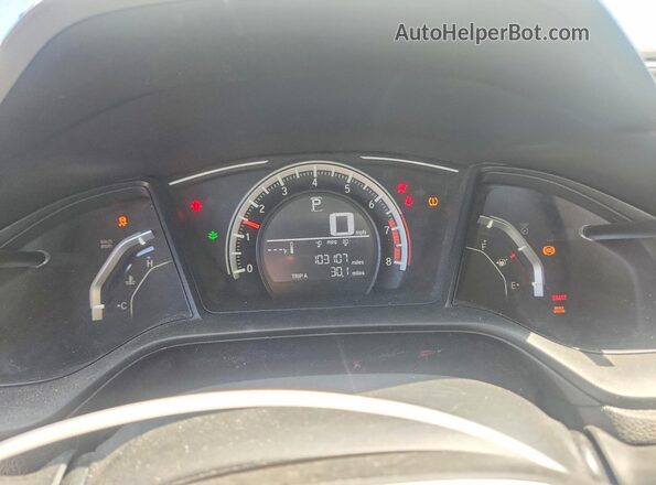 19XFC2F5XJE024802 2018 HONDA CIVIC Белый Вид щитка приборов