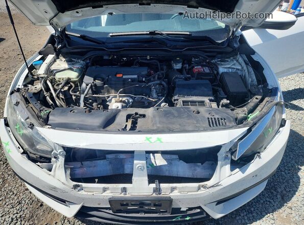 19XFC2F5XJE024802 2018 HONDA CIVIC Белый Вид задней части салона